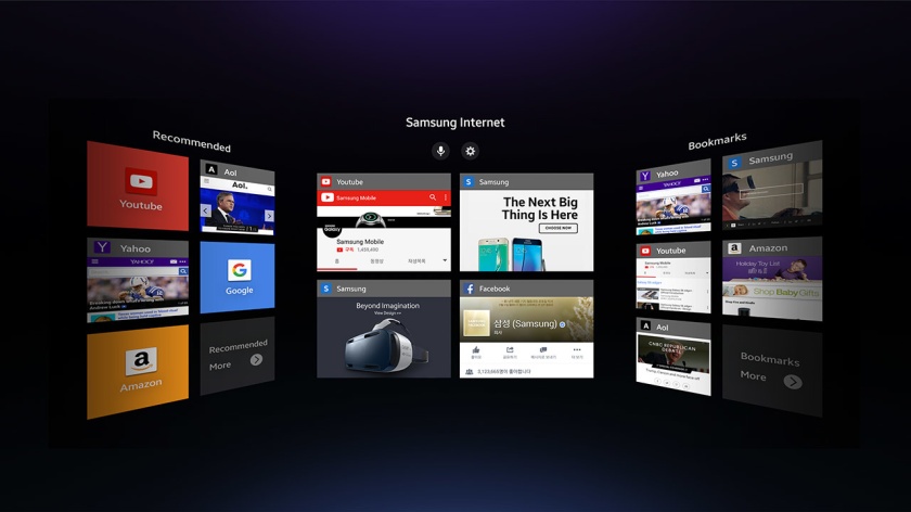 Samsung Internet browser for Gear VR